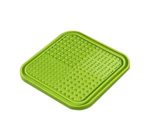 Bird Foraging Mat, Interactive Puzzle Feeder, 7.68x7.68x0.39 Inches Portable Toy with Enrichment Feature, Cage Accessory, Slow Feeding Mat with Creative Design, Indoor Play for Parakeet Conure