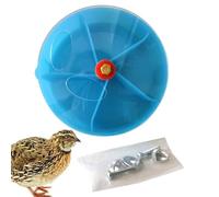 Bird Foraging Toy Feeder Ball, Interactive Parrot Food Wheel with Compartments, Chewing Toy for Training, Mental Enrichment for Birds, Cage Hanging Toys, 5.12x5.12 inches