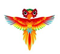 Bird Halloween Costume - Double Sided Outfit With Matching Headband | Bird Costume Parrot Wings for Stage Performance, Theme Parties, Masquerade, Holiday Celebrations