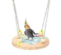 Bird Hammock Cooling Pad, Removable Bird Bed Swing, Bite Resistant Cage Toy, Resting and Playing Accessory for Conure, Canary, Lovebirds, Cockatiel, Calming Comfortable Perch