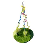 Bird Hammock - Lovebird Snuggle Pad and Winter Warm Plush Nest | Small Animal Cage Accessory for Finch, Macaw, Parakeet, Cockatiel, Cockatoo, Lovebird Indoor Outdoor Bird Nesting Comfort Home