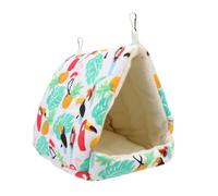 Bird Hammock Nest - Warm Cotton-Nest Tool, Nesting-Bird Gear for Sleeping, Indoor-Habitat Base, Avian-Comfort Kit with Heat-Retaining Lining, Plush-Hiding Box for Resting Warming and Snuggling