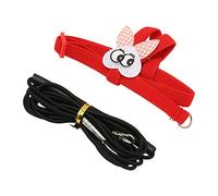 Bird Harness and Leash | Adjustable Parrot Flight Suit for Outdoor Training | Lightweight & Comfortable for Macaws/Budgies/Conures | 2m Elastic Secure Rope with Soft Handle (25.5cm)