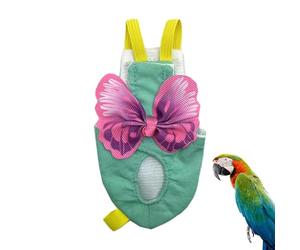 Bird Harness Diaper - fligt Suit Set, Fashion Birds Diapers, Soft Flights Suite Pigeon Pants Parrot Clothes for Small Medium Parakeet Cockatiel Harnes Wear | Perfect Hygiene Travel Indoor Protection