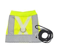 Bird Harness Vest, Adjustable Parrot Harness with Reflective Strip, Comfortable for Parrot Training, Safe and Durable Tack, Perfect for Outdoor Walks, 1 Set, Good Adventures