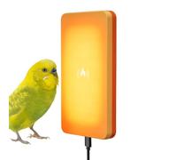Bird Heater,Constant Temperature Quiet Heat Plate | 18*10*1.8cm Chew-Proof Bird Heater For Cage,for Reptiles Small Animals Hamsters Parrot Frogs Lizards Snakes Turtle Poultry Outdoor Winter Bath