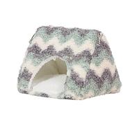 Bird Hideaway Tent Cotton Parrot Cave, Winter Warm Snuggle Nest, Soft Thickened Cabin For Parakeet Cockatiel Cockatoo, Plush Bed, Stuffed Hanging Shelter, Comfortable Cage Accessory, Sleeping H