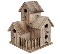 Bird House Platane Wood Delicate Forme Unique Nichoir Belle Texture pour Hirondelles Oiseaux