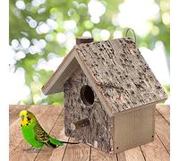 Bird Housewood Bird Suspendu Type en Bois Bird Bird Bird Resting Place Anim Supplies Accessoires Bird et Fournit des Oiseaux Househanging Bird Housebird Cagebird Supplies