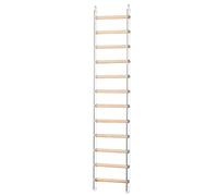 Bird Ladder - Accessoires Cage Calculer perché | Jeux d'escalade à l'échelle d'entraînement avec un crochet rotatif à 360 ° pour perruches, perroquets, cacatoès et tourtereaux