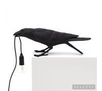Bird Lamp Playing black lampe Seletti - 8008215147369