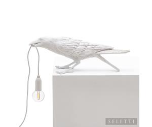 Bird Lamp Playing white Lampe Seletti OFFRE SPECIALE - 8008215147338