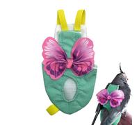 Bird Leash - Leak-Proof Pigeon Suit and Protective Harness, Waterproof TPU Interior Lining Protects Delicate Feathers, Wide-Set Tail Opening Prevents Chafing | for Parakeets Cockatiels