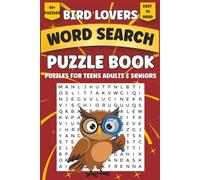 Bird Lover's Word Search Puzzle Book: 55 Easy-to-Read Puzzles with Birds Names, Nature Words & Birdwatching Terms | Great for Travel, Holidays, Get Well, Free Time