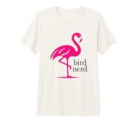 Bird Nerd Flamingo Tropical Beach Observation des Oiseaux T-Shirt Haut de Gamme