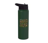 Bird Nerd Funny Bird Watching for Birders Cute Bird Lover Stainless Steel Insulated Water Bottle