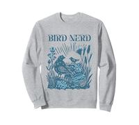 Bird Nerd - Illustration d'ornithologie d'amour pour les amoureux des oiseaux Sweatshirt