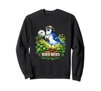 Bird Nerd Jumelles pour Observer Les geais Bleus Sweatshirt