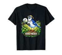 Bird Nerd Jumelles pour Observer Les geais Bleus T-Shirt
