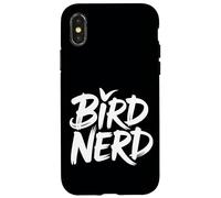 Bird Nerd Observation des Oiseaux, Exploration de la Nature et Club d'oiseaux Coque pour iPhone X/XS