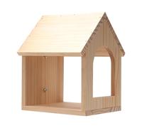 Bird Nest Box - Shelter Aviary Hanging, Cabine En Bois Rustique | Conception De Trou d'entrée Petit Birds Birdhouse, Utilisation En Plein Air CONURA NESTING CAIRES POUR JARDINS BALCONY TROIS