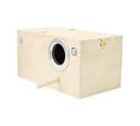 Bird Nest Box, Wooden Bird Nesting Box, Outdoor Bird House, Durable Bird Nest Box, Safe Nesting Environment For Birds, Garden Bird Nesting Box, Wooden Parakeet Nesting Box,Bird Nesting Shelter,