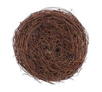Bird Nest, Easter Warm Breathable Artificial Birds Nest, 3.94x3.94x1.57 inches Adorable Bird House Crafts Fake Animals Ornament for Woods, Window, Home Decoration