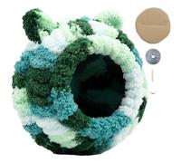 Bird Nest for Cage - 18cm Soft Velvet Sleeping Hut, Small Bird House, Comfortable Warm Parrot Nest, Hanging Aviary Accessory | Winter Birds Hut for Parrots Canaries Budgies Home Cage
