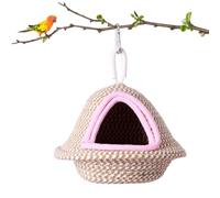 Bird Nest For Cage | Hangable Cotton Rope Hut | Bird Bed | For Sleep Rest B