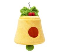 Bird Nest for Cage, Plush Christmas Bell Shape Pet Sleeping Bed, Winter War | Christmas Bell Shape Pet Sleeping Bed, Winter Warm Bird House, Parrot Macaw Budgies Cockatiels Cockatoo Lovebird
