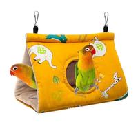 Bird Nest - Peluche - 9,84 x 5,51 x 5,9 pouces Hideaway - Design doux et chaud - Nid de cage suspendue - Motif dessin animé - Nids d'oiseaux pour les budgies, les cockatiels, les perrots, les pinches