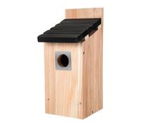 Bird Nesting Box, Hummingbird House, 11.81 inches, Wooden Box, Waterproof Outdoor Birdhouse Hut with Rope Hanger, Home Garden Decoration, Ideal Patio, Window, Courtyard, Balconies