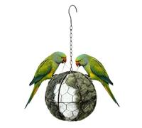 Bird Nesting Heart - Refillable Metal Holder | Wild Bird Garden Decor