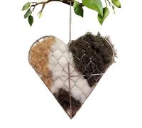 Bird Nesting Material Holder - Elegant Metal Birdwatching Ornament | Wild Bird Nesting Supplies Holder for Garden Courtyard Backyard Park with Reliable Weather Resistant Design for Home Gardeners