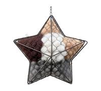 Bird Nesting Material, Natural Fiber Pentagram, Garden Decor, Bird Houses Nest Boxes, Outdoor Backyard Patio Tree Balcony Home Cage Use