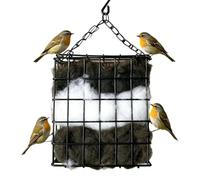 Bird Nesting Material, Reusable Shelter Fiber Pack, 5x1.6x5.2 inches Decorative Nest Builder Kit, Durable Wild Bird Nesting Supply, Garden Yard Birds Care Material, Outdoor Sparrow Robin Nest Aid