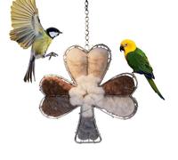 Bird Nesting Material, Weatherproof Refillable, Refillable Cage Holder, Perfect for Sparrows Robins Warblers, Outdoor Backyard Patio Tree Garden Yard Pathway, Spring Winter Breeding Season Use