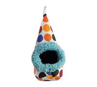 Bird Nests - Bed Cage House | Parakeet Nest Plush | Anti-Pecking Bite For Winter Sleeping Resting Breeding Cockatiel Conure Lovebird Canary Aviary Perch Nestling Comfort Shelter Protection Use