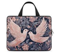 Bird on Branch - Housse pour ordinateur portable ultra fine, légère et imperméable pour ordinateur portable de 15 po, matériau en néoprène durable, sac de protection portable avec dragonne