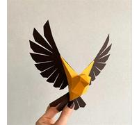 Bird papercraft, Origami, 3D Paper Craft, DIY Paper Craft templates, Wall Decor Art Piece Paper Ornament, 3D Paper Sculpture, Not a Finished Model…(2 pcs Sparrows)
