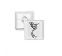 Bird Peinture Running longues plumes PBT Keycaps pour clavier mécanique Blanc OEM sans Marquage d'impression R3 multicolore