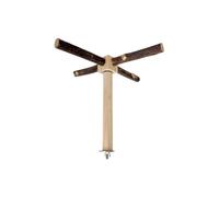 Bird Perch, Bird Swing, Rotating Interactive Natural Wood Activity Easy to Install Exercise Playing Parakeet Climbing Toy for Parrots, 9.06x7.09/11.42x7.09/10.24x9.06 inches