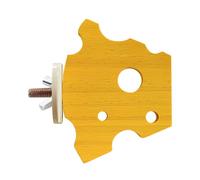 Bird Perch - Comfortable Wood Toy, Parakeet Cage Stand | Natural Rough Avian Foot Exercise Branch, Textured Hardwood Internal Grinding Resting for Canaries Conures