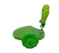 Bird Perch Stand - Cactus Leaves Playstand | Cockatiel Exercise Gym, Natural Texture Climbing Branch Parrot Accessory, Interactive Habitat Enrichment Toy Cage Attachment for Lovebird Conure