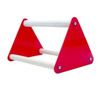 Bird Perch Stand, Triangle Chewing Stick, Bird Training Perch, Multifunctional Grinding Trimmer Colorful Paw Care Exercise Use for Parakeet Sparrow Small Birds Cage Climbing Resting Nail Beak Tool