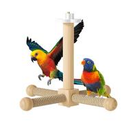 Bird Perch - Wood Rotating Parakeets Branches,Perch Toy - For Cockatiels Lovebirds Conures Fincheserch Supports Frequent Escalade And Shaking Motions By Incorporating A Robust D Budgies Canary