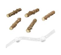 Bird Perches for Cage - Parakeet Climbing Ramp, Suction Cup Window & Wall Perch | Lightweight Stand for Parrot Cockatiel Lovebird Finches Shower Perch for Bathroom Glass Smooth