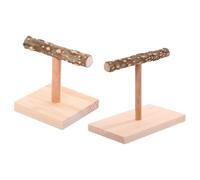 Bird Perches for Parrots Table Top - Grinding Training Toy Cockatiel Perch | T Shape For Cockatiel Tiger Parrot Peonies Macaws Budgerigars