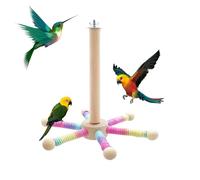 Bird Perches - Spinner Parakeet Toy, Bird Perch for Cage, Interactive 360 Degree Rotating Sparrow Exercise Wheel, Rotating Windmill Toy for Macaws Parakeets Lovebirds Conures Cockatiels Finches