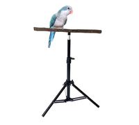 Bird Play Stand - Habitat de base de trépied pliable réglable | Stands d'entraînement des oiseaux pour l'entraînement des animaux de compagnie à la maison, à l'intérieur et à l'extérieur, porche, cour